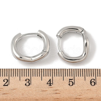 Brass Hoop Earrings EJEW-D320-12P-1
