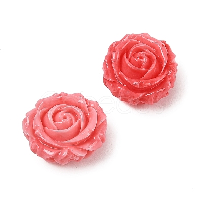 Synthetic Shell Dyed Carved Beads SHEL-U001-01A-1