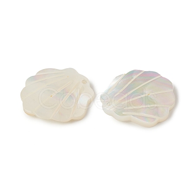 Natural Sea Shell Pendants X-SSHEL-T012-11-1
