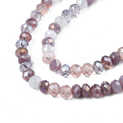 Opaque Glass Beads Strands X-GLAA-T006-07-A08-1