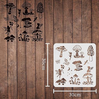 Plastic Reusable Drawing Painting Stencils Templates DIY-WH0172-305-1