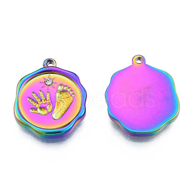 304 Stainless Steel Pendants STAS-N098-159M-1