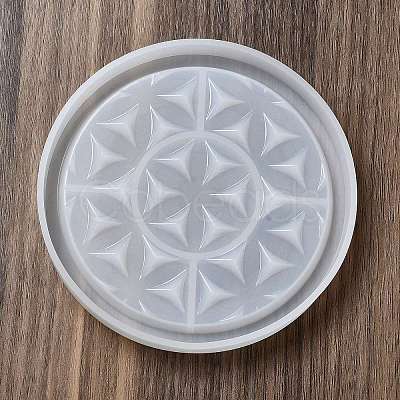 DIY Life of Flower Textured Cup Mat Silicone Molds SIMO-H009-05A-1