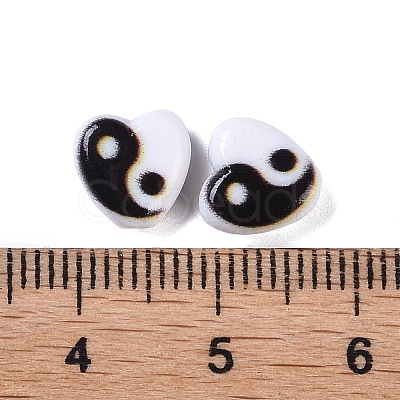 Opaque Acrylic Bead OACR-H114-01-1