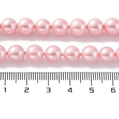 Shell Pearl Bead Strands X-BSHE-L025-06-8mm-1
