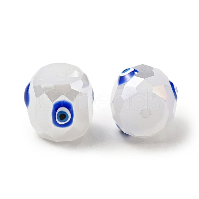 Opaque Glass Beads GLAA-F121-02E-1