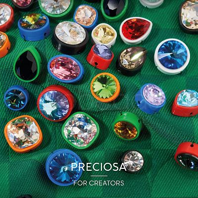 Preciosa® MAXIMA Crystal Round Stones Y-PRC-RBSS6-23980-1