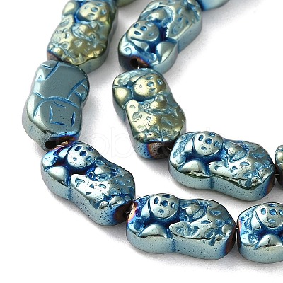 Electroplated Synthetic Non-magnetic Hematite Beads Strands G-F767-03C-1