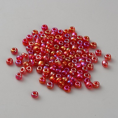 Transparent Glass Seed Beads GLAA-WH0032-34B-1