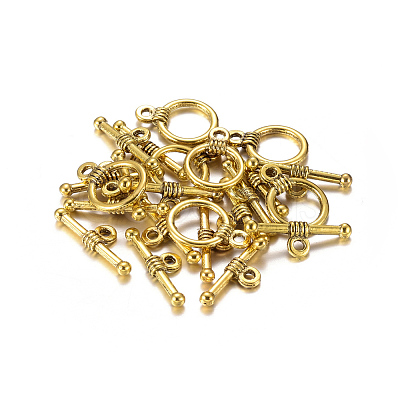 Tibetan Style Toggle Clasps LS-GLF1184Y-NF-1