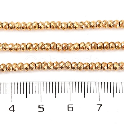 Electroplated Synthetic Non-magnetic Hematite Beads Strands X-G-H027-E01-02-1
