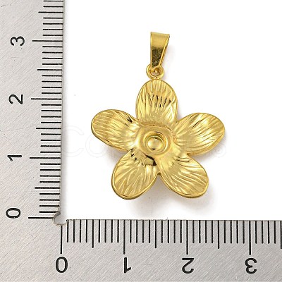Ion Plating(IP) 304 Stainless Steel Pendants STAS-U024-G-02B-1