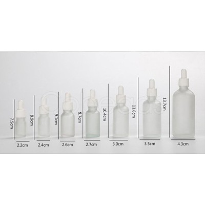 30ml Glass Teardrop Bottles MRMJ-WH0059-40A-1