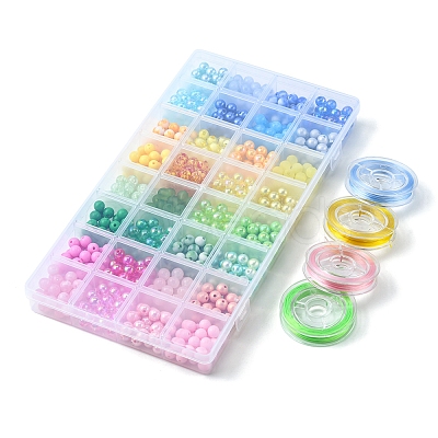DIY Candy Color Bracelet Making Kit DIY-YW0006-39-1
