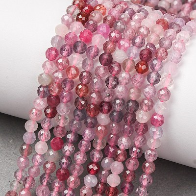 Natural Multicolor Spinel Beads Strands GG-CBAA8F4-B08-4mm-B-1