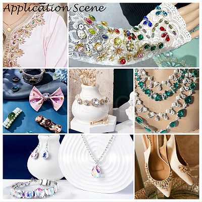 Sew on Rhinestone RGLA-T034-4x8mm-18-1