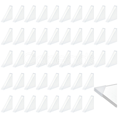 50Pcs Plastic Triangle Corner Protector FIND-NB0005-48B-1