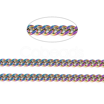 PVD Vacuum Plating 304 Stainless Steel Cuban Link Chains CHS-K016-03C-MC-1