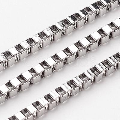 Tarnish Resistant 304 Stainless Steel Venetian Chains CHS-K001-34B-1