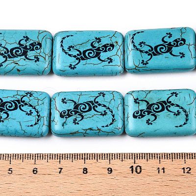 Synthetic Turquoise Beads UNKW-T001-17-1