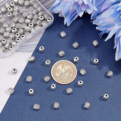 Alloy Tibetan Silver Beads PALLOY-NB0001-21-1