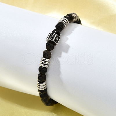 Brass Beaded Bracelets BJEW-Z094-03D-1