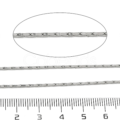 304 Stainless Steel Boston Link Chains CHS-G050-03P-1