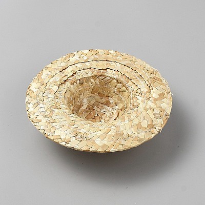 Doll Straw Hat DIY-WH0504-827B-1