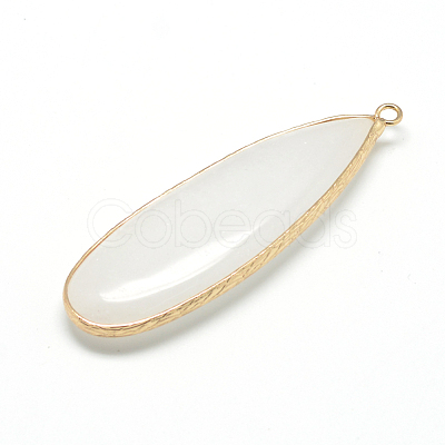 Natural White Jade Big Pendants X-G-Q502-04-1