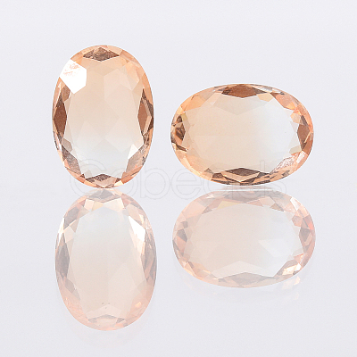 Pointed Back Glass Rhinestone Cabochons RGLA-OC0001-03D-1