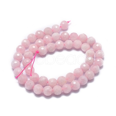 Natural Madagascar Rose Quartz Beads Strands G-G792-29B-1