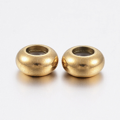 Ion Plating(IP) 202 Stainless Steel Beads LS-X-STAS-F148-8mm-07G-1
