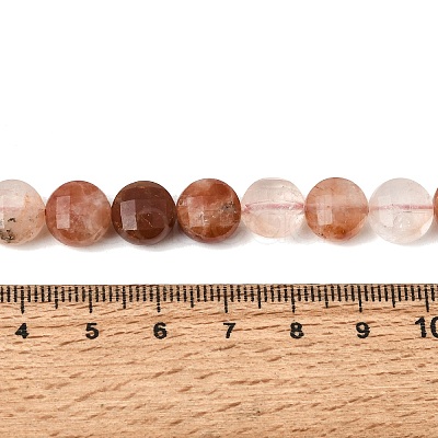 Natural Red Rabbit Hair Rutilated Quartz Beads Strands GG-CBA4808-D01-01-1
