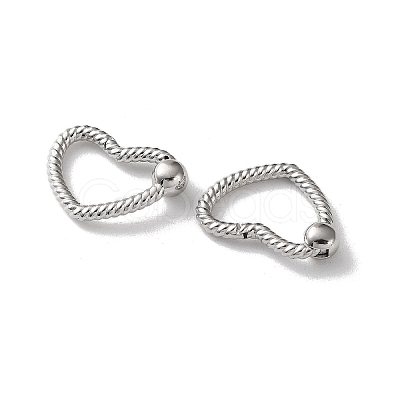 304 Stainless Steel Spring Gate Clasps STAS-A193-02P-1