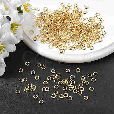 SHEGRACE 30G Brass Open Jump Rings XGRPCN354-240G-1