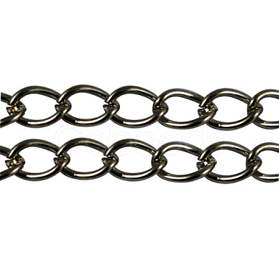 Soldered Iron Curb Chains CH-R082-01B-1