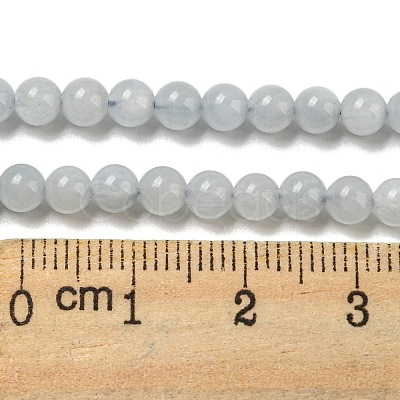 Natural Aquamarine Beads Strands G-P342-10-4mm-1