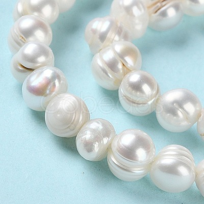 Natural Cultured Freshwater Pearl Beads Strands PEAR-E018-62-1