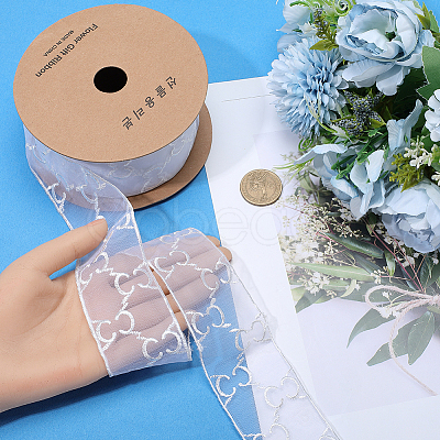 Organza Lace Ribbon OCOR-WH20012-54C-1
