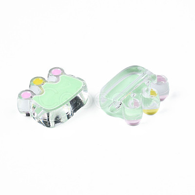 Transparent Acrylic Beads ACRC-S039-08B-1