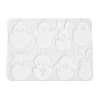 Chick Easter Theme DIY Pendant Silicone Molds DIY-G103-01C-1