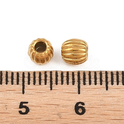 304 Stainless Steel Beads STAS-D394-02F-G-1