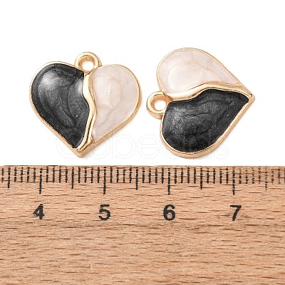 Alloy Enamel Pendants FIND-K030-02B-G-1