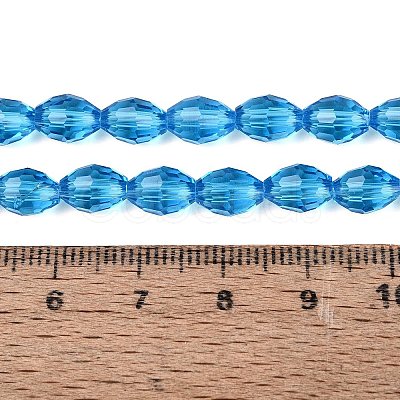 Transparent Glass Beads Strands GLAA-N071-01A-A12-1