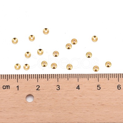 Brass Tiny Bead Cones KK-O043-04G-1