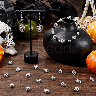 400Pcs Halloween Resin Beads FIND-SC0011-65-1