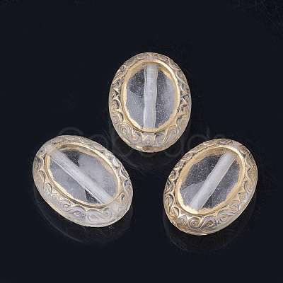 Transparent Acrylic Beads TACR-Q264-02-1