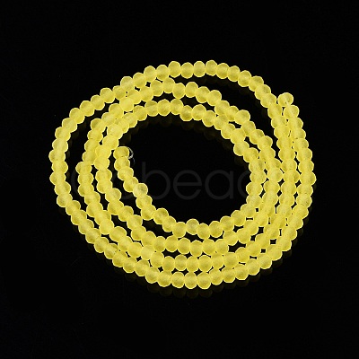 Transparent Glass Beads Strands LS-EGLA-A044-T1mm-MD29-1