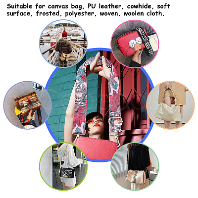 Polyester Bag Strap FIND-WH0064-85A-1