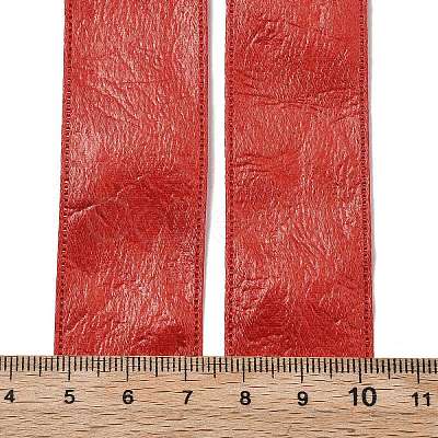 Imitation Leather Polyester Ribbon X1-DIY-R050-02C-1